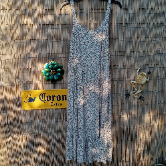 Sonoma Dresses & Skirts - Sonoma Ditzy Floral Tiered Dress, L